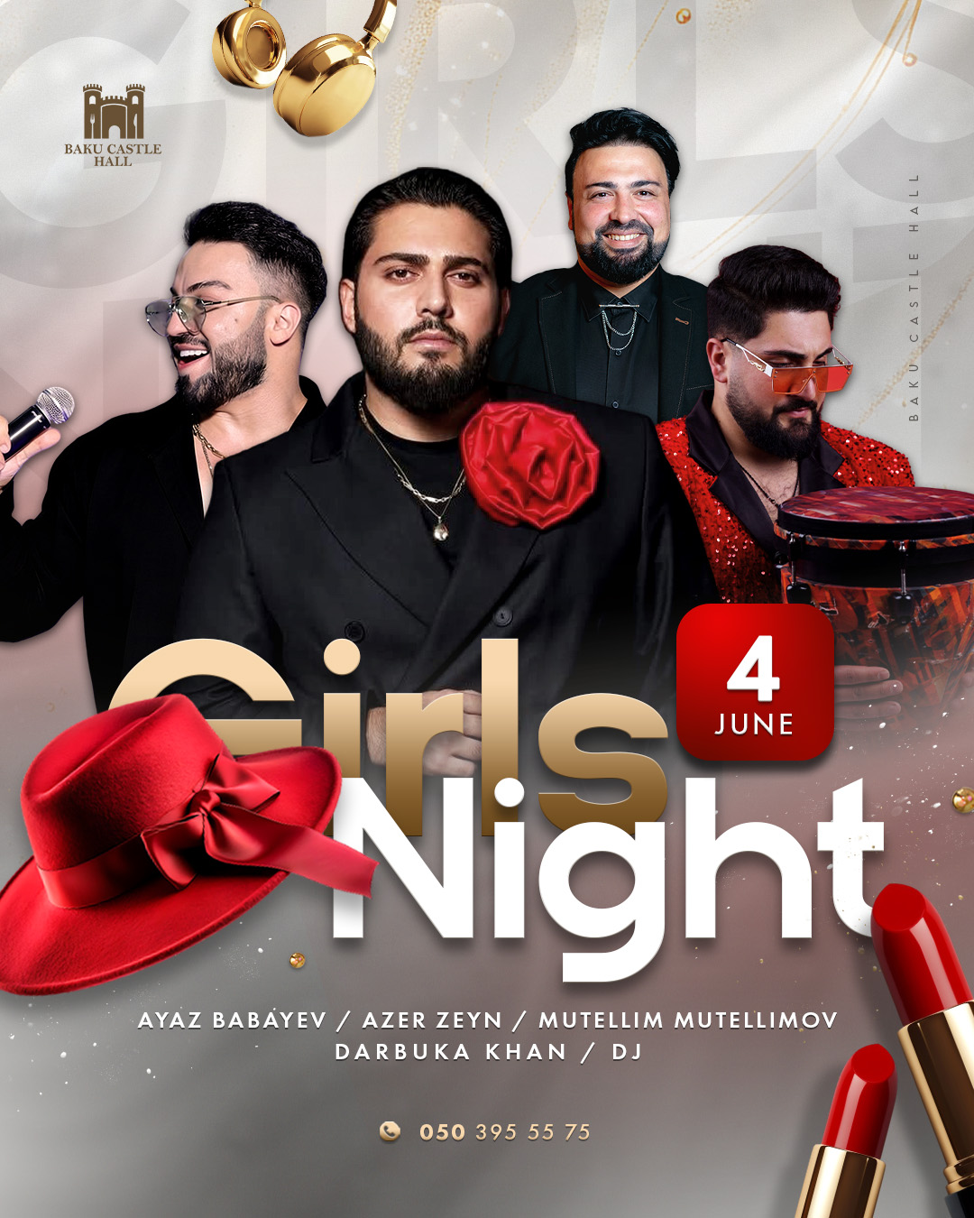 Girl&rsquo;s night 4 Iyun- Baku Castle Hall