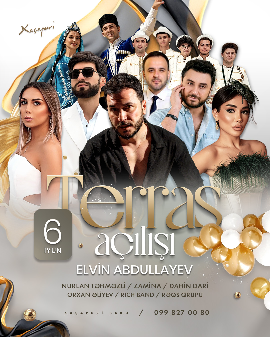 Terrace Opening in Baku &ndash; June 6 | Live Music Night with Elvin Abdullayev &amp; Rich Band